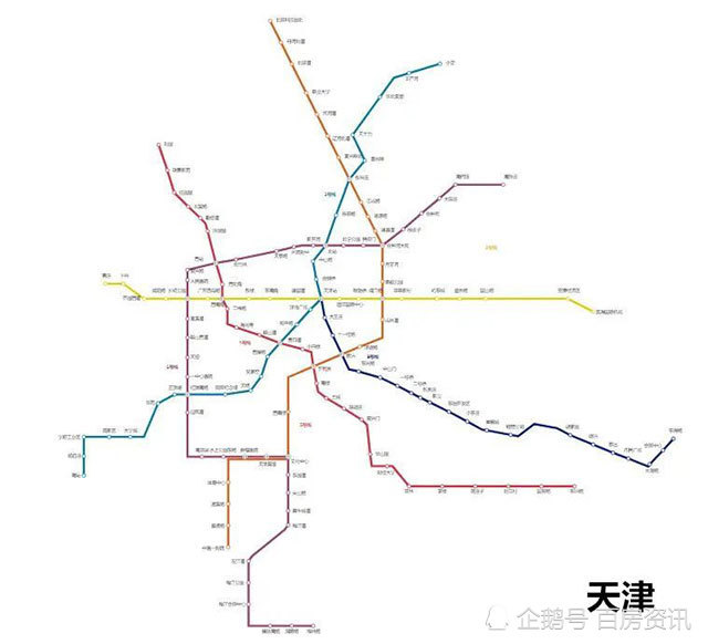 天津地铁图最新｜天津地铁线路图更新版